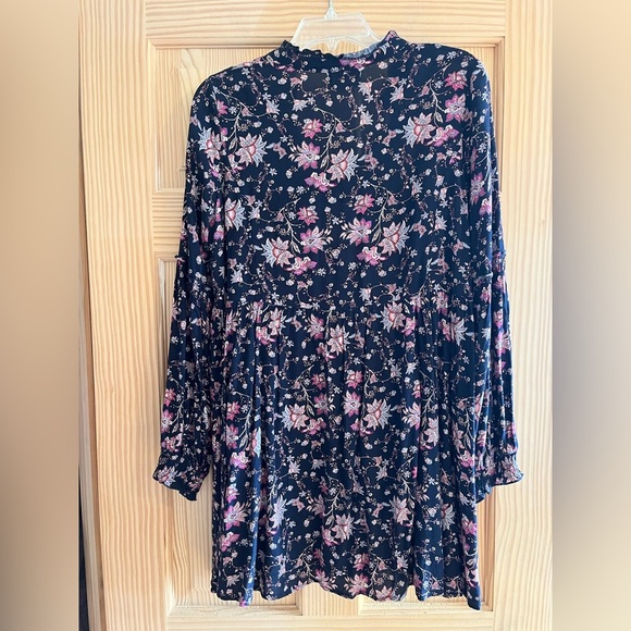 Love Black and Pink Flowered Dress Size Small - Picture 2 of 10